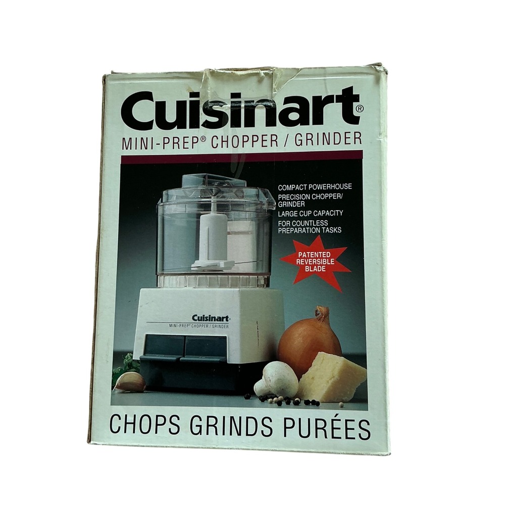 Cuisinart Mini-Prep Chopper‎ Grinder White 21oz Model DLC-1C Food Processor